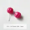 Dulce Genial BarbieGugubi Mengli Serie Rosa Negra Bolígrafo Corazón Flor Acrílico Hecho a Mano DIY Accesorios Materiales