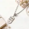 Nueva versión coreana de collar de oro rosa personalizado, de acero de titanio y alta calidad, con cadena de clavícula y un solo diamante, a precio especial y muy vendido para mujer.