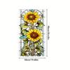 Película Electroestática para Ventana de Vidrio Esmerilado de Venta Caliente Transfronteriza Translúcida Opaca Color Planta Flor Película Anti-Fugas de Luz