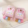 Guantes Calientes de Pollo de Dibujos Animados para Bebé Otoño e Invierno A prueba de Frío Engrosados Lindos para Niños y Niñas de Cinco Dedos Medio Dedo Tapa Abatible