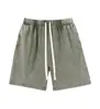 Nuevos Pantalones Cortos Deportivos Vintage Estilo Americano Transfronterizos, Casuales para Deportes al Aire Libre Unisex, Algodón Puro Rizo Copo de Nieve