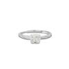 Anillo de citrino de plata esterlina s925, ligero, de lujo, súper brillante, pequeño, cuadrado, azúcar, diamante amarillo, anillo para dedo índice giratorio, personalidad de moda, gran sentido.