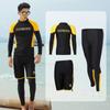 Traje de Mergulho Coreano Dividido Manga Longa Roupa de Banho Masculina e Feminina Roupa de Surf Roupa de Snorkel Roupa de Natação Derivação Proteção Solar Roupa de Água-viva