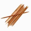 Fábrica de origen 13cm juego de herramientas de tejer de doble punta cortas carbonizadas juego completo de agujas de tejer de bambú para suéteres venta al por mayor