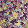 Tela de malla bordada con lentejuelas y cuentas florales multicolor, tela para vestido de alta resistencia, material para accesorios bordado a mano