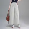 Pantalones Harem Cropped Nuevos para Mujer Primavera y Otoño, Adelgazantes, Versátiles, Elegantes, Holgados, Pantalones tipo Globo Curvos
