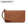 Comércio Exterior Inverno Novo Feminino Jantar Zíper Clutch Grande Capacidade Bolsa para Celular Porta Moedas Cartões Carteira Carteira