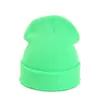 Gorro de Punto para Padres e Hijos Estilo Europeo Otoño Invierno Color Caramelo Lana Moda Unisex Cálido para el Frío