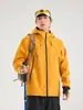 Chaqueta de Escalada para Exteriores con Capucha, Cortavientos e Impermeable, Estilo Montaña, Nueva para Primavera/Otoño 2025, para Hombre, Chaqueta de Pareja