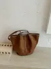 Bolsa tote de camurça vintage Melard, grande capacidade, estilo feminino, nova coleção 2026, versátil e adequada para o dia a dia, bolsa de ombro