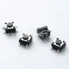Interruptor Táctil de 4 Pines para Parche Microinterruptor de Restablecimiento Interruptor Pequeño para Juguete Táctil de 6*6*5mm Alto