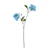 Pintura a Tinta Flor de Simulação Begônia de 2 Cabeças Flor Artificial Arranjo de Cena Decoração de Casa Arranjo de Flores Material de Flor DIY Venda Quente Transfronteiriça