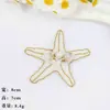 Parches de tela con vida marina de cuentas hechas a mano transfronterizos, delfín y estrella de mar, accesorios para bolsos del fabricante de origen, envío rápido