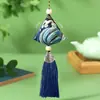 Nuevo Estilo Bolsita del Festival del Bote del Dragón con Artemisa, Bolsa Aromática Triangular para Zongzi, Colgante Portátil Cosido a Mano, Bolsa de Paz, Adorno para Colgar en el Coche