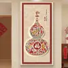 Pintura de Corredor Baifutu Caractere Fu Pintura Decorativa Pintura Ci Cabaça Vermelha Pintura Pendurada Festiva de Ano Novo Mural de Parede de Escritório