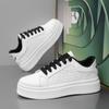 Zapatos de Hombre Zapatos de Moda 2025 Nueva Primavera Nicho Moderno Todo-combinable Zapatos Blancos de Suela Gruesa Zapatos Deportivos Casuales para Estudiantes