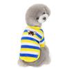Roupas para cachorro Inverno novo pet clothing gola redonda gato cachorro pequeno cachorro de duas patas cachorro fruta listrado macaco fleece