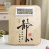 Despertador para estudiantes, decoración de escritorio inspiradora, regalo para el día del estudiante, adorno de reloj de escritorio, tablero de fotos, aprender es muy difícil para los niños