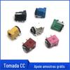 Fornecimento DC soquete fêmea rosa DC-050 soquete vermelho DC fêmea soquete azul carregamento conector dc dongguan atacado