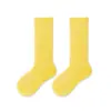 Calcetines para Niñas Primavera y Verano Delgados Color Liso Malla Calcetines de Media Pantorrilla Estilo Coreano ins Transpirables Color Caramelo Calcetines para Niños