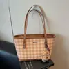 Bolsa Simples e Versátil para Mulheres, Grande Capacidade, Nova Bolsa de Ombro Casual da Moda para o Verão, Bolsa Tote de Alta Qualidade para o Dia a Dia
