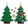 Árbol de Navidad de fieltro transfronterizo para niños, DIY, árbol de Navidad tridimensional de fieltro, regalo de Navidad, adorno decorativo creativo hecho a mano