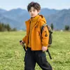 Ropa Nueva de Otoño 2026 para Niños Pequeños y Niños, Chaqueta con Capucha Cortavientos, Estilo Unisex, Chaqueta Exterior Otoño/Invierno