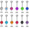 Anel de Aço Inoxidável 316L Pacote Único Anel de Umbigo com Strass Joia para Piercing de Corpo Humano Suprimento de Joia de Umbigo de Diamante