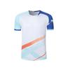 Traje de Badminton 2023 Masculino e Feminino Casal Manga Curta Traje de Treinamento de Vôlei de Ar Respirável Ar Competição Palavra de Impressão Compra em Grupo Crianças