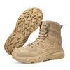Botas Tácticas 2025 para Hombre, Senderismo al Aire Libre, Montañismo, Caza, Zapatos de Rescate de Aventura, Botas de Trabajo Desérticas de Caña Media con Suela Ligera para Hombre, No