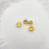 Cobre Chapado en Oro de 18 Quilates Circonita Accesorios para Joyería DIY Collar Pulsera Hecho a Mano Conector Cierre Multiusos de Circonita
