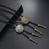 Cadena de Suéter Hip Hop Nuevo Europeo y Americano Cadena de Suéter Cadena de Suéter de Tela Tangcao Pétalo Estilo Punk Cadena de Suéter de Mezclilla Cadena de Suéter de Corbata Bolo