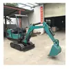 Excavadora Compacta de Orugas, Excavadora Pequeña para Construcción de Carreteras, Excavación de Zanjas y Colocación de Tuberías, Excavadora Hidráulica Pequeña para Jardín