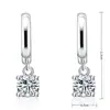 Venta caliente estilo coreano Elegante Beso de Ángel hebilla de oreja de diamante al por mayor elegantes pendientes de cristal de circonita de moda