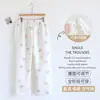 Calça de Pijama para Gestante Plus Size de Algodão de Ar para Outono e Inverno com Camadas Ajustáveis, Peça Única Dropshipping