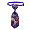 En stock Mascota Nuevo Bandera Americana Día de la Independencia Gato Perro Corbata Corbata Collar Accesorios Lazo Suministros para Mascotas
