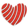 Accesorios de Corazón Rojo para el Día de San Valentín Parche Suave de PVC Accesorios para el Cabello Funda para Teléfono Celular Flor para Zapatos Joyería DIY Accesorios de Bolígrafo Publicitario