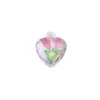 Colgante de Corazón Pequeño Fresco de Acrílico Transparente Tallado Colgante para Collar de Bricolaje Colgante para Pendientes Colgante para Llavero Pequeños Accesorios