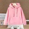 Sudaderas con Capucha Nuevas de Huamian para Niños de Otoño e Invierno Ropa al por Mayor para Hombres y Mujeres Uniformes de Clase de Manga Larga con Forro Polar y Logos Impresos