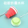 Taza de Agua Plegable de Silicona Portátil Plegable Telescópica Resistente a Altas Temperaturas Taza de Agua Plegable para Viaje Suministros de Camping al Aire Libre para Viajes