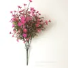 Decoración de ramo artificial flor artificial al por mayor decoración de sala de estar flor de plástico decoración de habitación decoración de arreglo floral accesorios para fotos