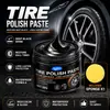 Kineshinex Pasta de Polimento para Plástico de Carro, Agente de Polimento e Reparo, Revitalizador de Plástico Interno, Restaura o Brilho dos Pneus