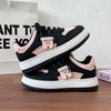 Zapatos Blancos Negros y Rosas para Mujer 2025 Nuevos Populares Otoño Versátiles Estudiante Casual Zapatos Deportivos Zapatillas con Suela Gruesa para Aumentar la Altura