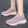 Zapatos Deportivos Casuales de Malla para Correr de Verano para Hombre, Tenis tipo calcetín Ligeros Negros para el Trabajo para Hombre