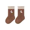 Calcetines para Bebé 2026 Otoño e Invierno Nuevo Estilo Sin Costuras Lindos para Recién Nacidos Niños y Niñas Calcetines de Caña Media para Niños