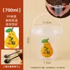 Caja de Empaque para Pera Horneada, Vaso de Pera de Nieve con Azúcar de Roca, Vaso de Pera Estofada, Vaso Especial Pequeño Colgante para Sopa de Pera, Tazón para Sopa Estofada, Lonchera Térmica para Llevar