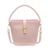Bolso de Mano Bolso Cruzado al Hombro 2025 Nuevo de Moda Atractivo Versátil Retro Texturizado Portátil Bolso Cubo Bolso de Axila para Mujer