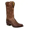 Comércio Exterior Novo Chelsea Masculino Bico Quadrado Europeu e Americano Bordado Botas de Couro Masculinas Botas de Cavaleiro Salto Baixo Sapatos Masculinos Dropshipping