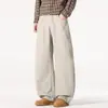 Pantalones casuales para hombre con un diseño holgado, recto y de pierna ancha, fluidos y versátiles, pantalones juveniles de tiro medio para otoño de 2026