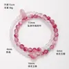Novo Pulseira de Cristal Natural Ágata Chinesa com Contas para Mulheres Moda de Alto Padrão Calcedônia Jade Verde Seco Pulseira Ornamento de Mão